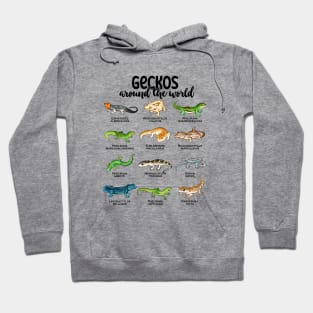 Many different geckos - geckos of the world Hoodie